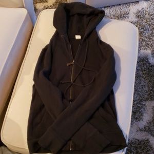 J. Crew black zip up jacket